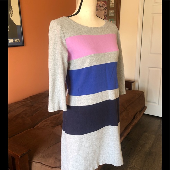 GAP gray scoop neck color block dress - Picture 4 of 6